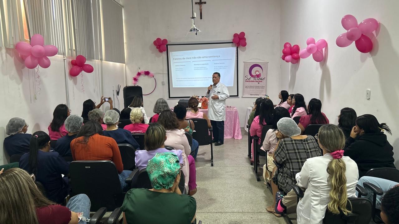 Hospital de Base de Itabuna promove ciclo de palestras do Outubro Rosa com foco no autocuidado e acolhimento