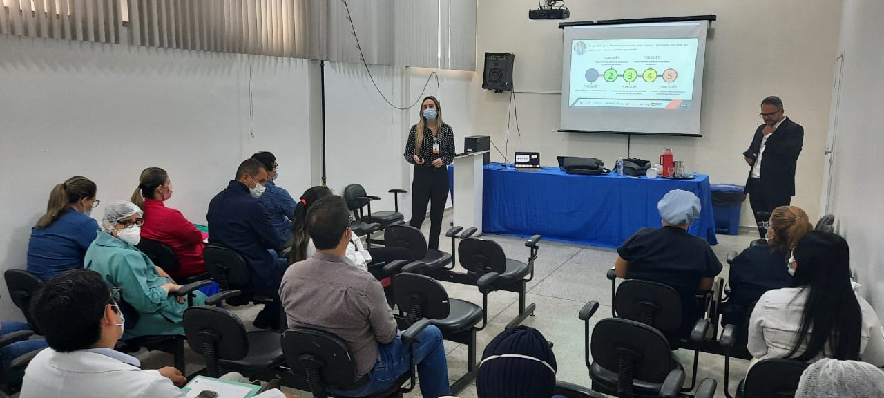 Hospital de Base de Itabuna recebe mais uma visita de especialistas do “Projeto Lean nas Emergências”.