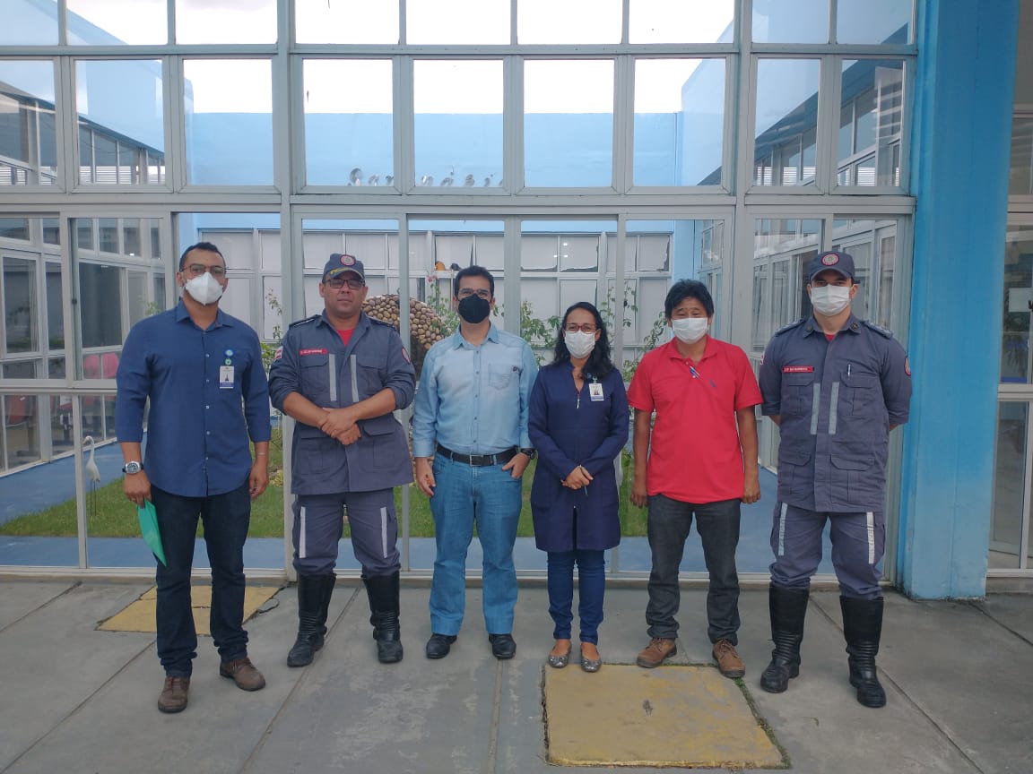Hospital de Base avança no projeto para concessão do Auto de Vistoria do Corpo de Bombeiros.