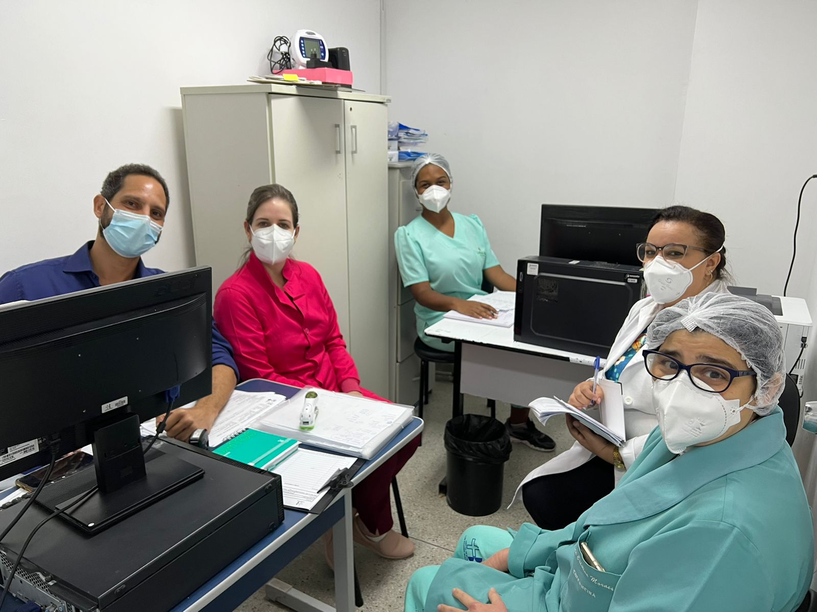 Coordenadores das UTIs e do NEPS do Hospital de Base discutem sobre Melhoramento de Processos.