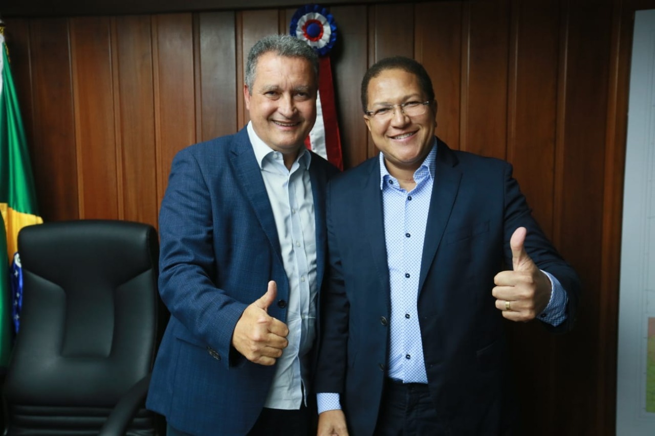 Prefeito Augusto Castro festeja indicação de Rui Costa para ministro da Casa Civil e diz que ganha o Brasil e muito mais a Bahia.