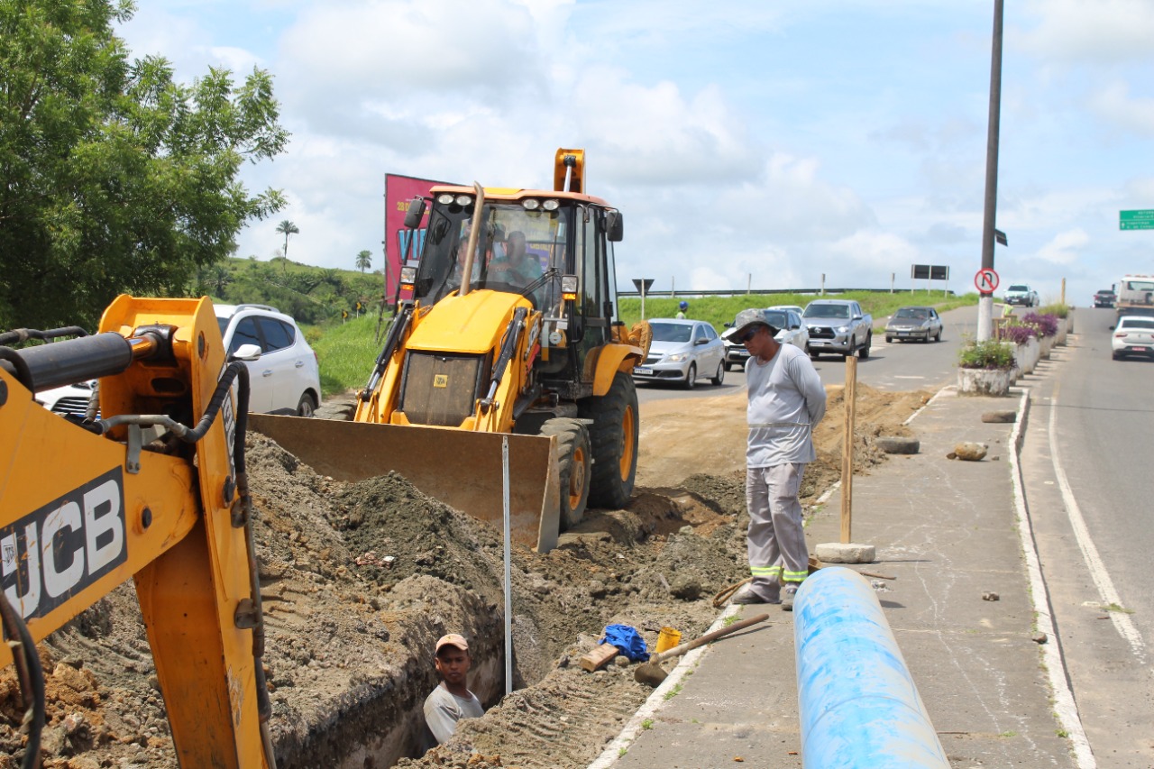 Rede adutora do Projeto Mais Água para a Cidade chega na Avenida José Soares Pinheiro