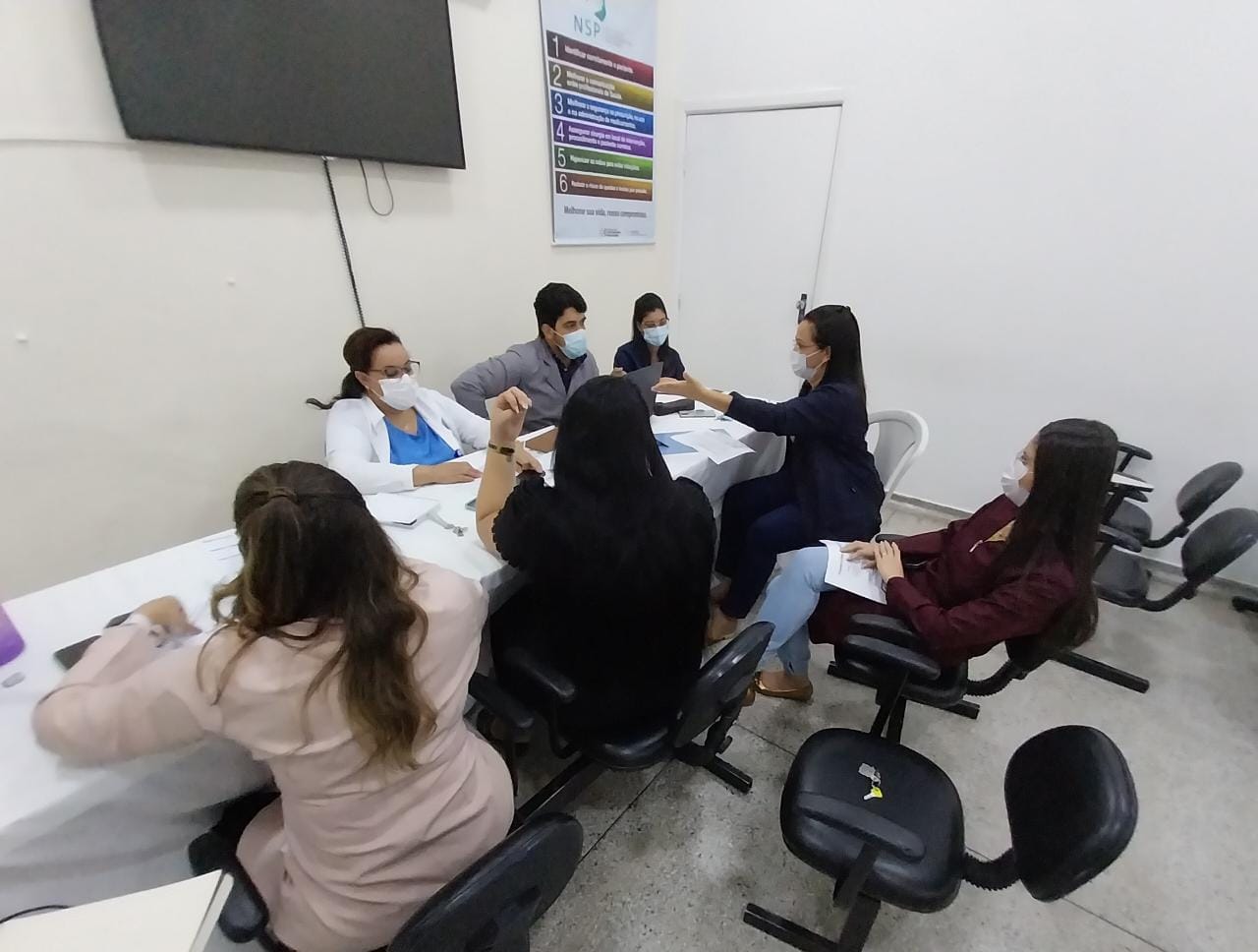 Setor de Higienização do Hospital de Base se reúne com líderes dos serviços assistenciais