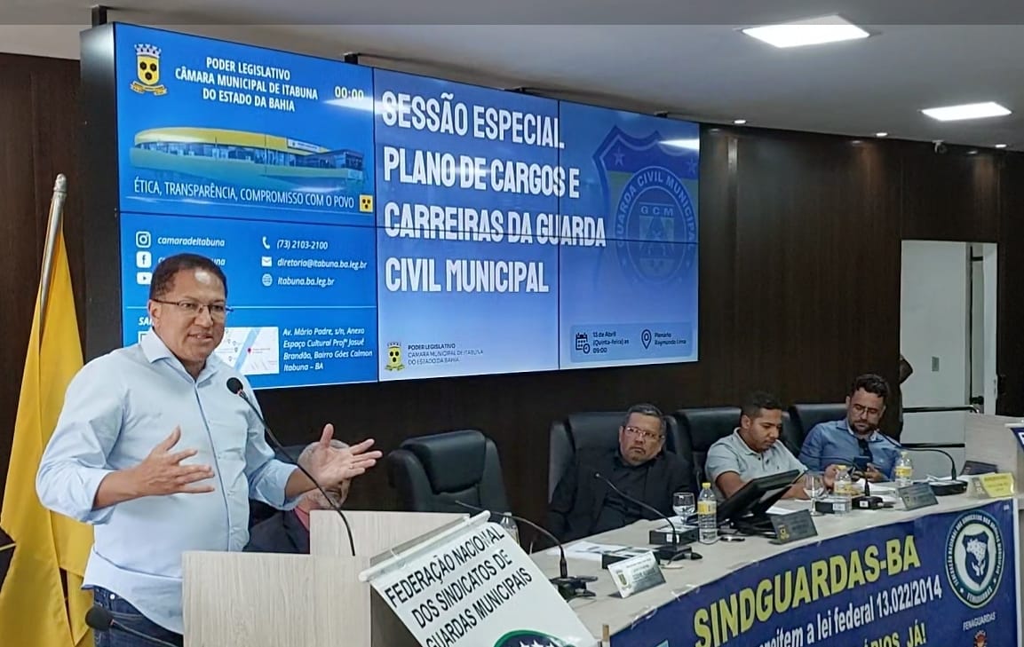 Prefeito Augusto Castro participa de audiência pública com representantes da Guarda Civil Municipal