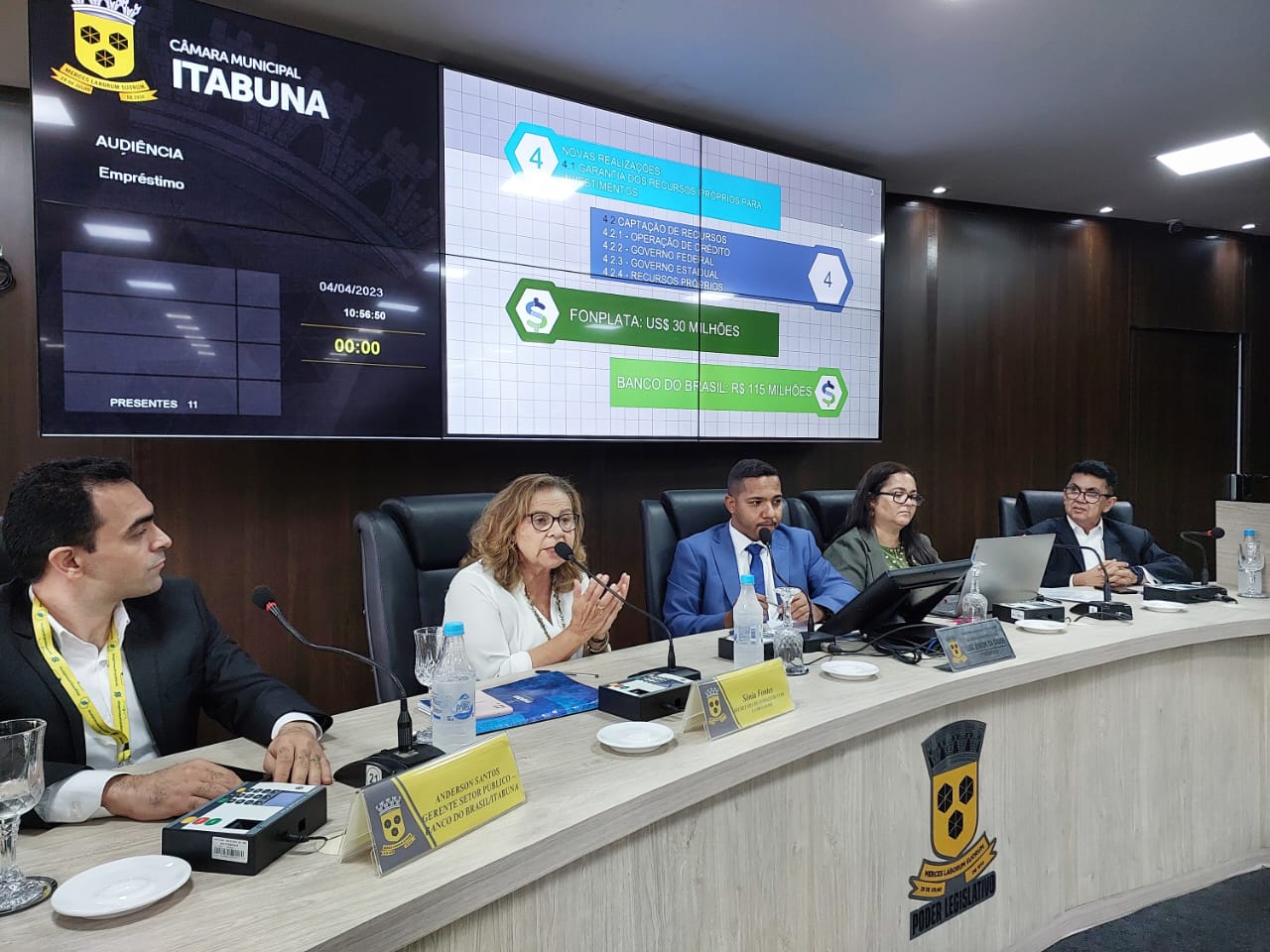 Secretária detalha projetos para crédito de R$ 115 milhões do Banco do Brasil em audiência pública
