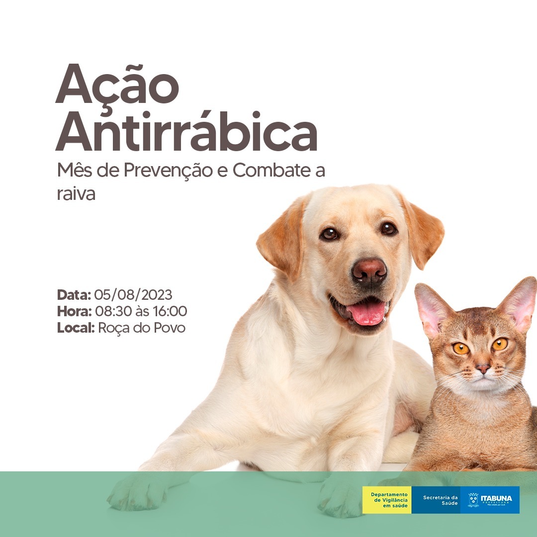 Campanha de Vacinação Antirrábica em Itabuna chega à Roca do Povo