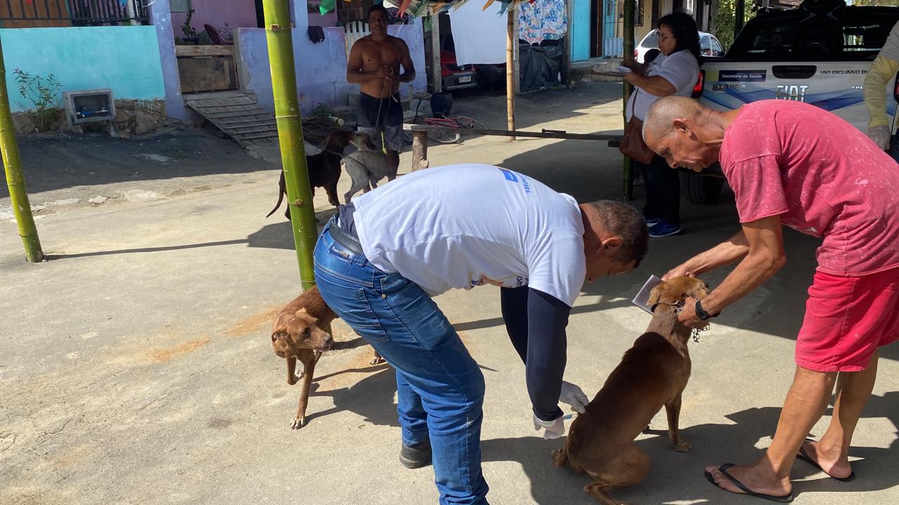 Vacinação antirrábica chega a mais quatro bairros nesta terça-feira em Itabuna
