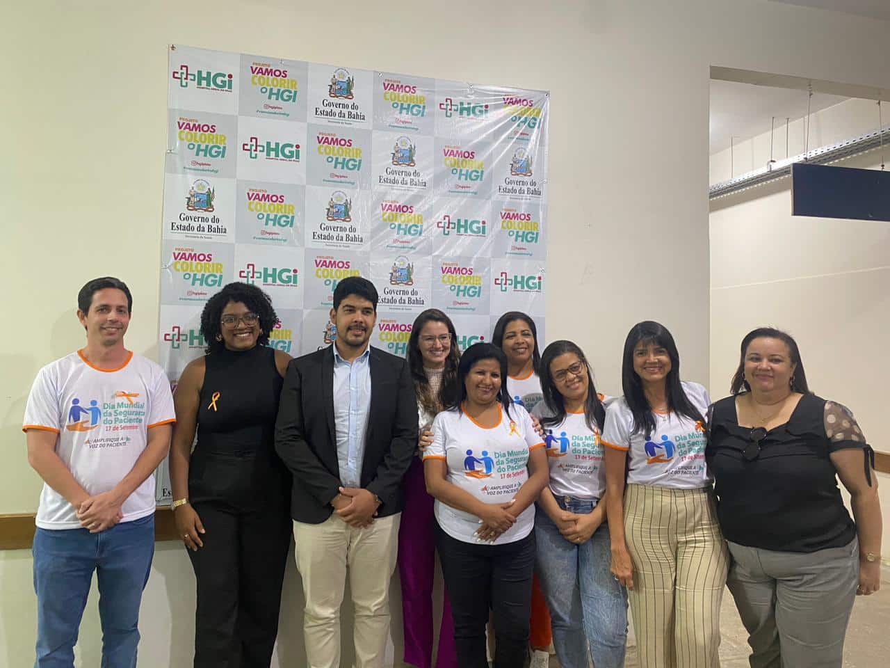 Enfermeiros do Hospital de Base ministram palestra sobre Segurança do Paciente no Hospital Geral de Ipiaú