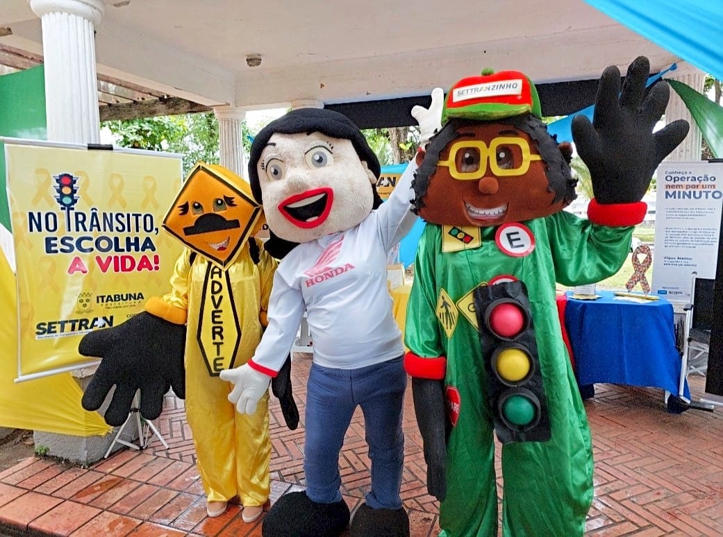 Prefeitura programa ação educativa para comemorar a Semana Nacional do Trânsito