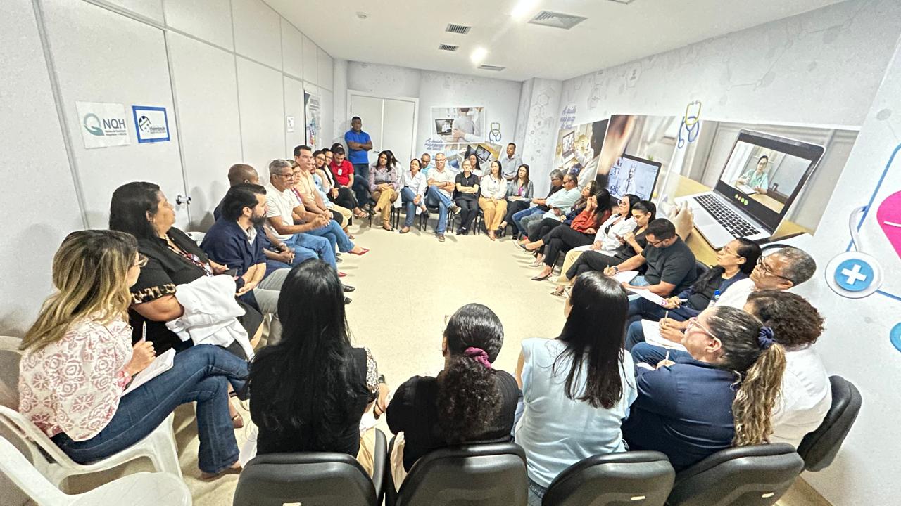 Hospital de Base realiza 1ª Roda de Gestão do ano com foco no combate ao assédio