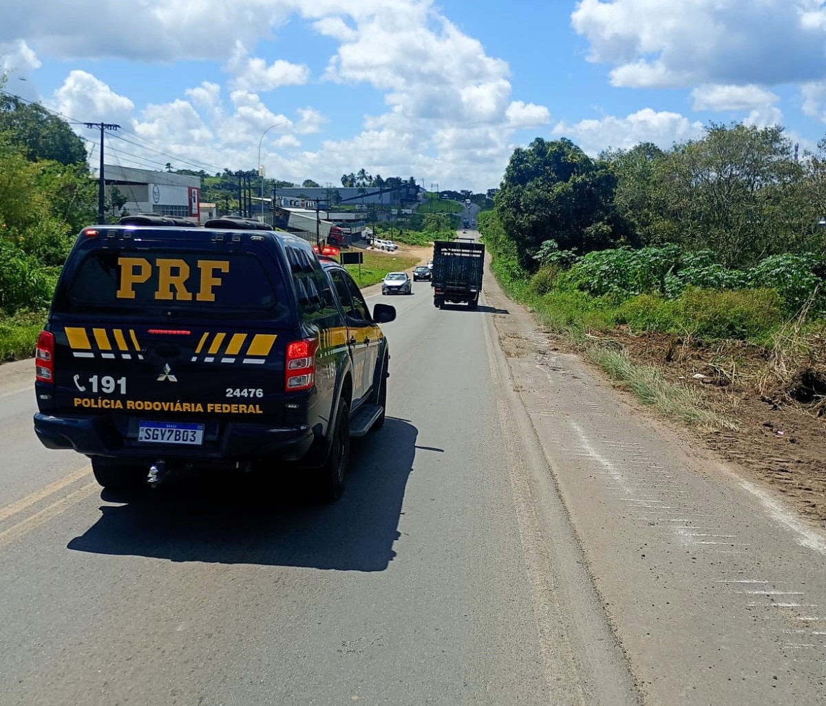 “Operação Pista Segura” fiscaliza trechos urbanos das rodovias federais em Itabuna