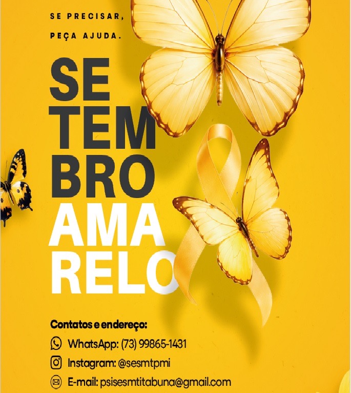 Prefeitura de Itabuna promove Setembro Amarelo com palestras e ações de prevenção ao suicídio e à saúde mental dos servidores