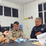 Legenda: Prefeitura de Itabuna e 15º Batalhão de Polícia Militar alinham medidas de segurança para a tranqüilidade da final do Campeonato Interbairros de Futebol – Fotos Pedro Augusto – Secom – Prefeitura de Itabuna