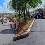 Legenda: Prefeito Augusto Castro anuncia ampliação do Programa Pavimenta Itabuna – Fotos Divulgação
