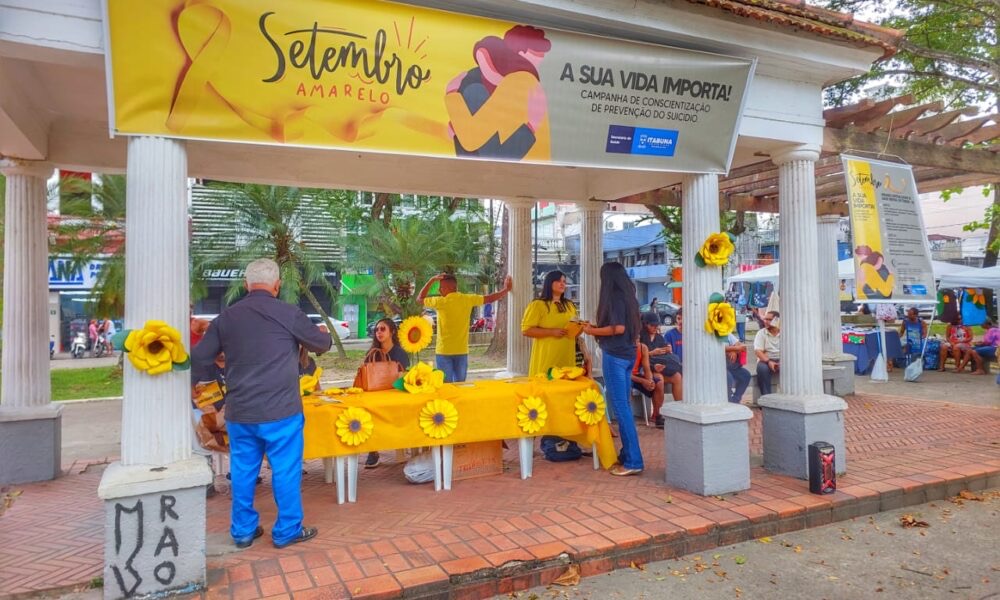 Setembro Amarelo 2026: Saúde de Itabuna promove ação de acolhimento ao sofrimento psíquico