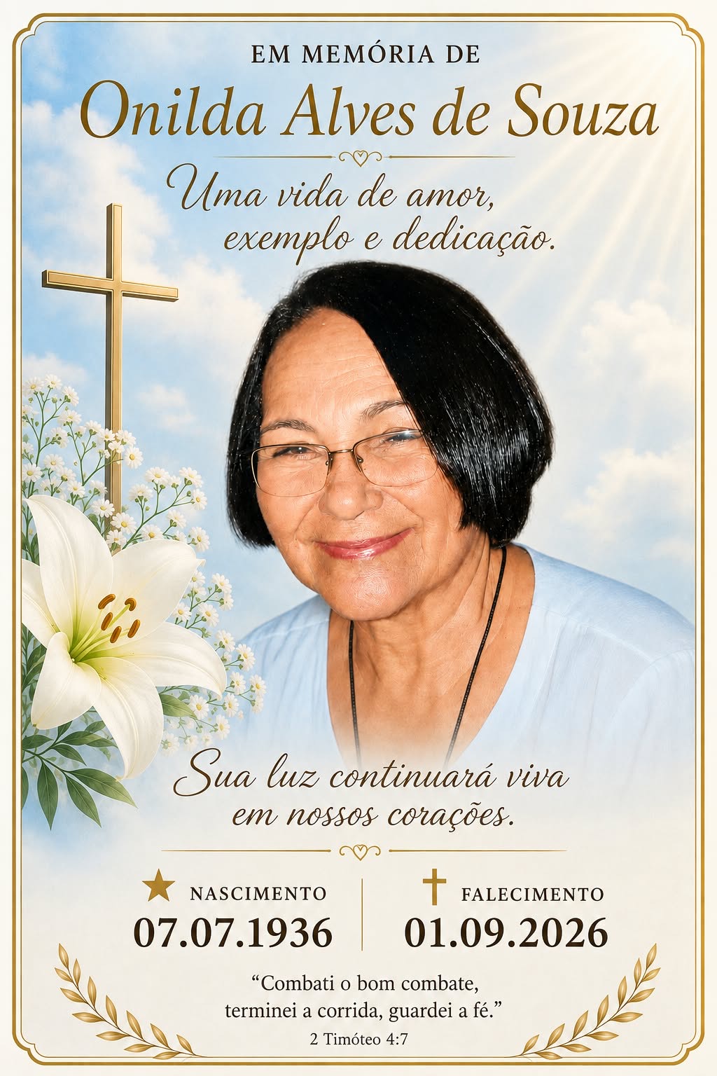 NOTA DE PESAR