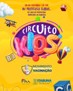 Circuito Kids promete movimentar as comemorações do Dia das Crianças em Itabuna