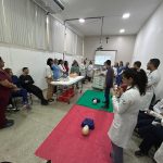 Legenda: Hospital de Base de Itabuna promove simulação realística de Reanimação Cardiopulmonar - Fotos Divulgação