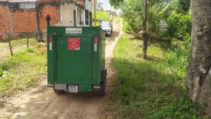Prefeitura e Biosanear inovam com a utilização de motocoletora domiciliar de resíduos sólidos