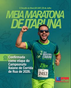 1ª Meia Maratona de Itabuna entra para o calendário oficial da Federação Bahiana de Atletismo e consolida município no cenário estadual das corridas de rua