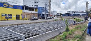 Execução das obras do Parque Linear avançam no centro de Itabuna
