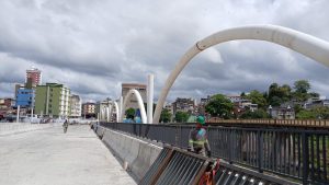 Obras da nova ponte e requalificação da Ponte Miguel Calmon com foco na segurança e paisagismo